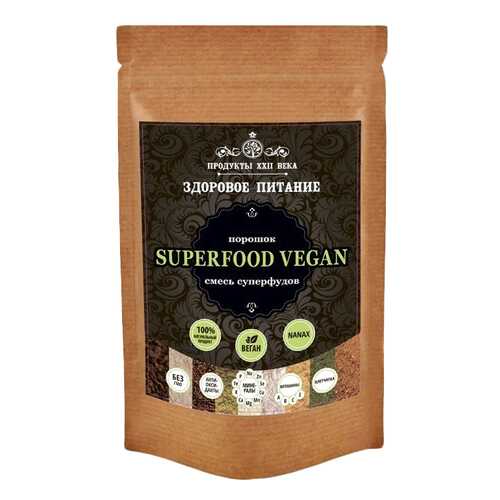 Смесь суперфудов Продукты XXII века Nanax Superfood Vegan порошок 200 г в Да