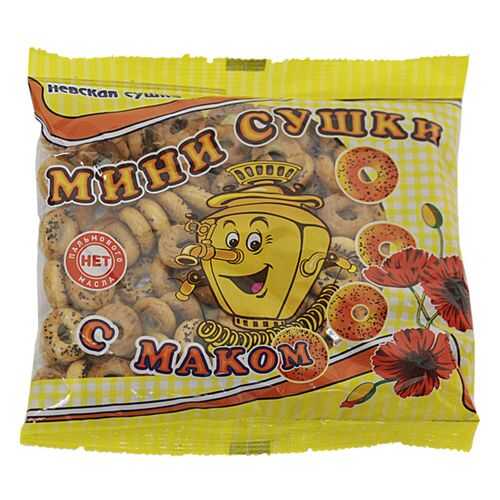 Сушка мини Невская сушка с маком 200 г в Да