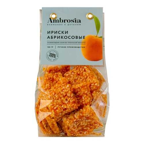 Ириски Ambrosia Абрикосовые 100г Россия в Да