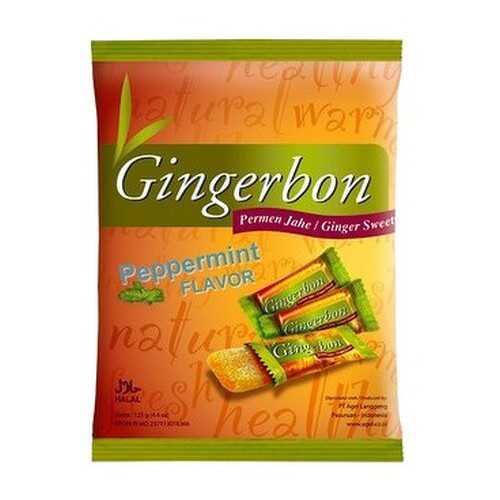 Конфеты имбирные GingerBon с мятой, жевательные 125 г в Да