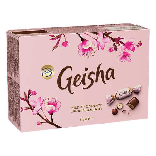 Конфеты шоколадные Geisha с начинкой из тертого ореха 150 г в Да