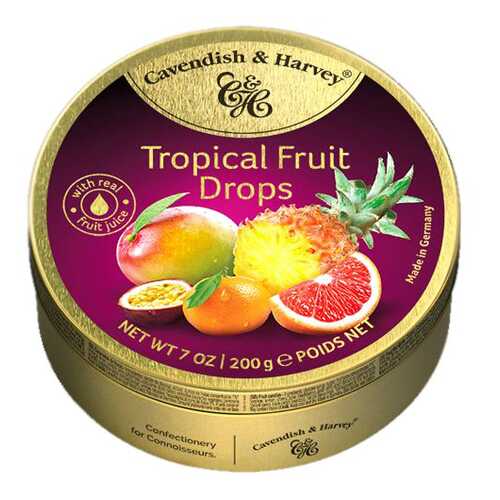 Леденцы Cavendish&Harvey tropical fruit с фруктовым соком 200 г в Да