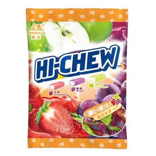 Жевательные конфеты Morinaga Hi-chew виноград-персик-личи 110 г в Да