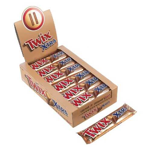 Батончик Twix xtra шоколадный 82 г 24 штуки в Да