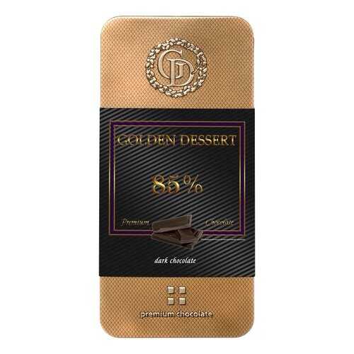 Шоколад Golden Dessert 85%, горький шоколад, 100 гр в Да