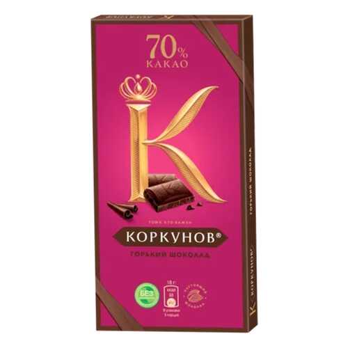 Шоколад горький А. Коркунов 70% 90 г в Да