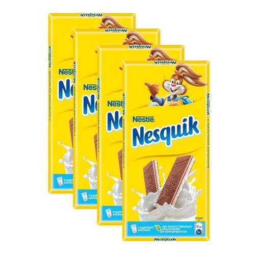 Шоколад Nesquik с молочной начинкой 4*100 г в Да