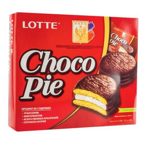 Пирожное choco pie Lotte 336 г в Да