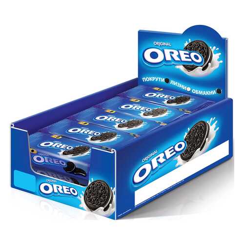 OREO печенье с какао и начинкой с ванильным вкусом 38г по 12 шт в Да