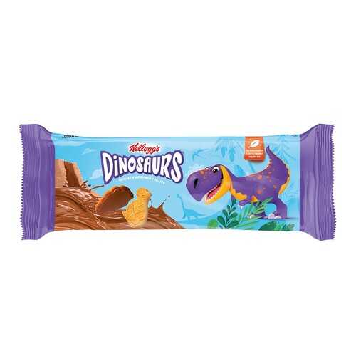 Печенье сахарное Kellogg's Dinosaurs в молочной глазури 191г Россия в Да