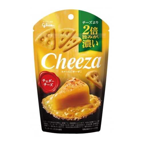 Печенье-снек Glico Cheeza с сыром чедером 40 г в Да