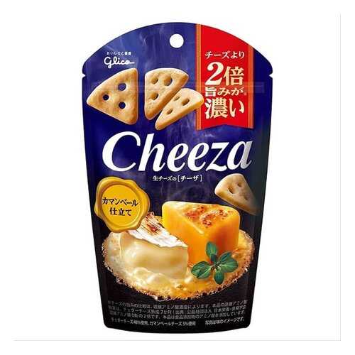 Печенье-снек Glico Cheeza с сыром камамбером 40 г в Да