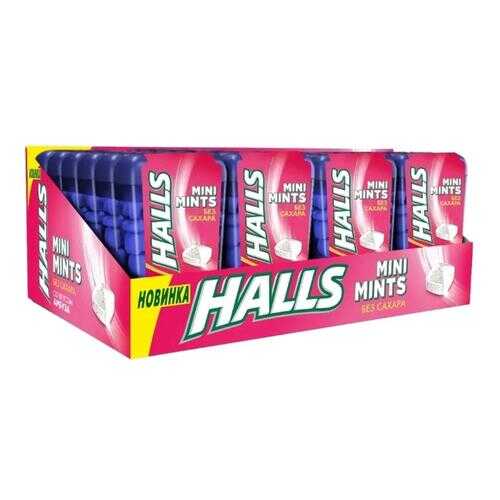 HALLS Mini Mints конфеты без сахара со вкусом арбуза 12.5г по 24 шт в Да