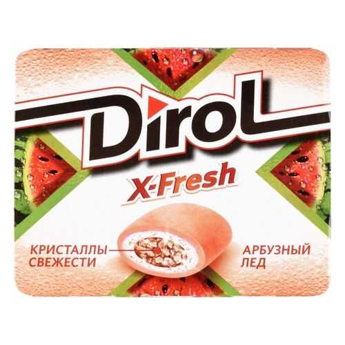 Жевательная резинка Dirol x-fresh арбузный лед 16 г в Да