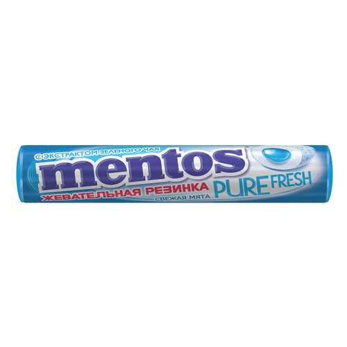 Жевательная резинка Mentos пьюр фреш мята 15.5 г в Да