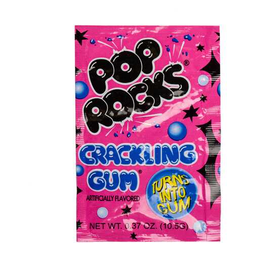 Жевательная резинка с леденцами Pop Rocks Bubblegum 11г Испания в Да