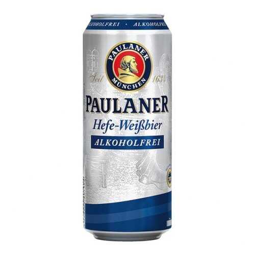 Пиво безалкогольное Paulaner Hefe 0.5 л в банке в Да