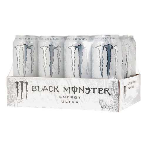 Энергетический напиток Black Monster Energy Ultra 12 шт 449 мл в Да