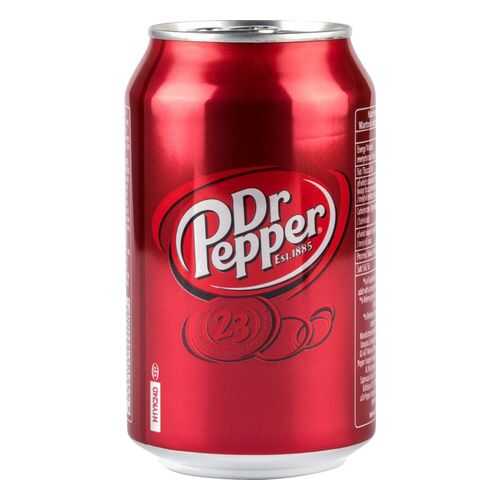 Напиток безалкогольный Dr.Pepper сильногазированный жестяная банка 0.33 л в Да