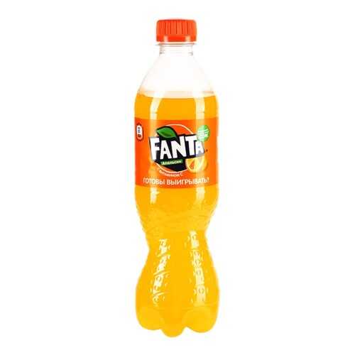 Напиток газированный Fanta апельсин пластик 0.5 л в Да