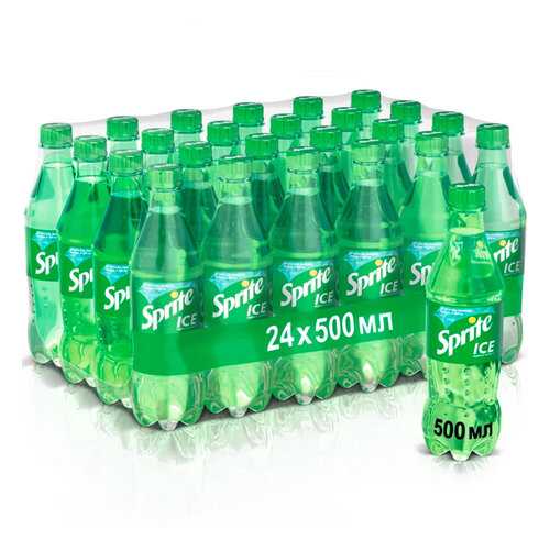 Спрайт без сахара SPRITE Zero Мята-лимон 500 мл (коробка 24 штуки) в Да