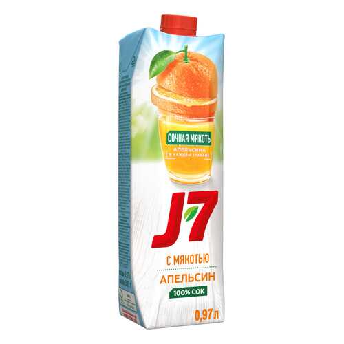 Сок апельсин J7 с мякотью 0.97 л в Да