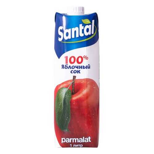 Сок Santal яблочный осветленный 1 л в Да